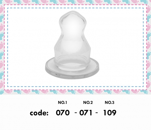 Orthodontic silicone glass head